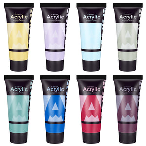 AUREUO Retro Acrylic Paint Set - Vintage Colors for Art & Crafts