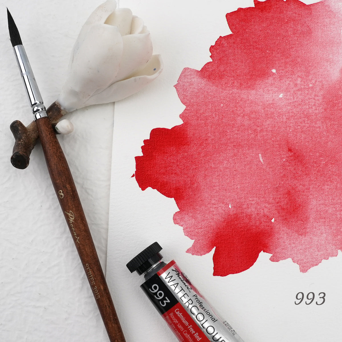 PHOENIX Professional Watercolor Paint Tube Set - 36 Colors