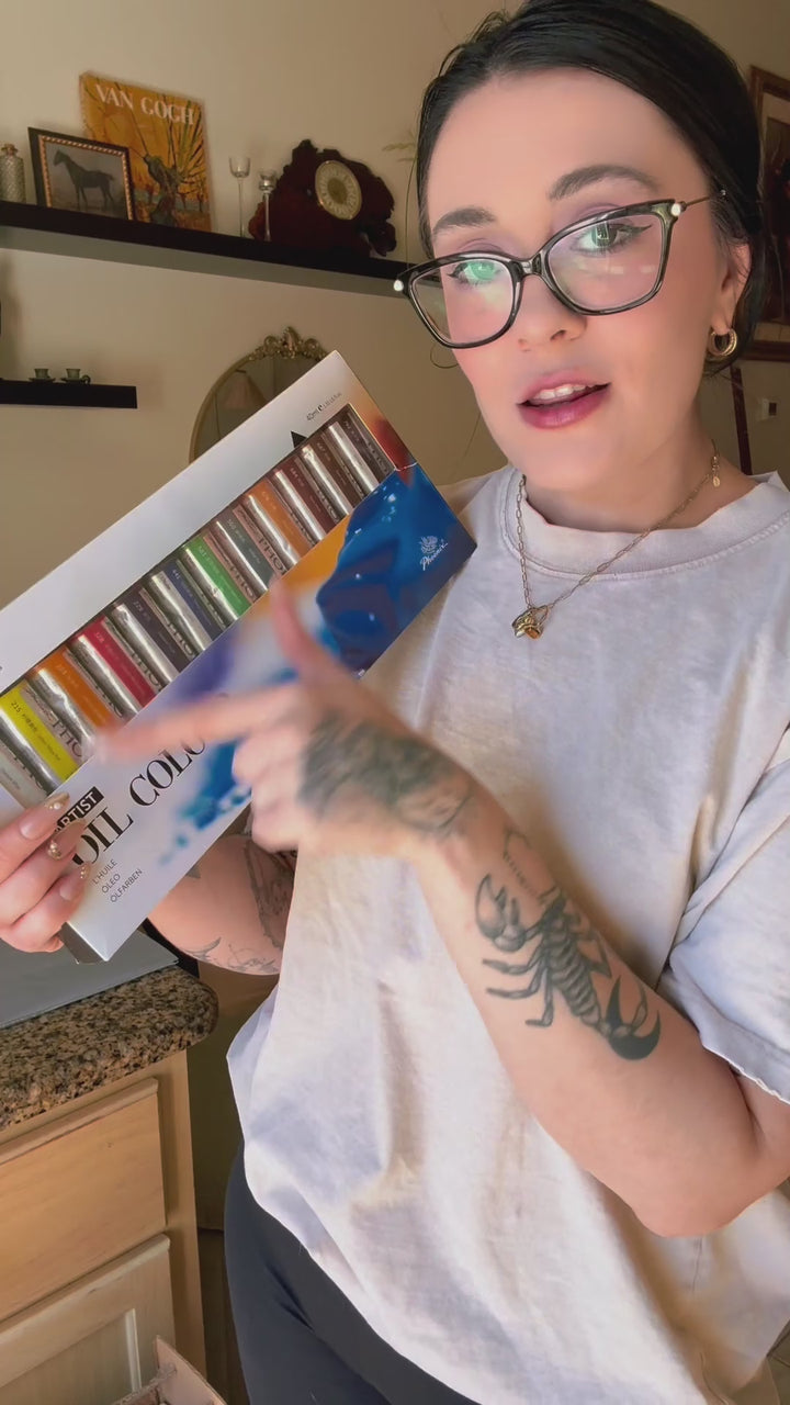 paint_and_pixels — Artist oil palette and colour swatches