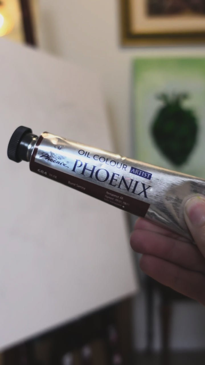 paint_and_pixels — Artist oils in the studio