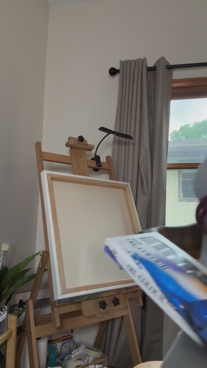 stinaaleah — blue-shirt figure painting