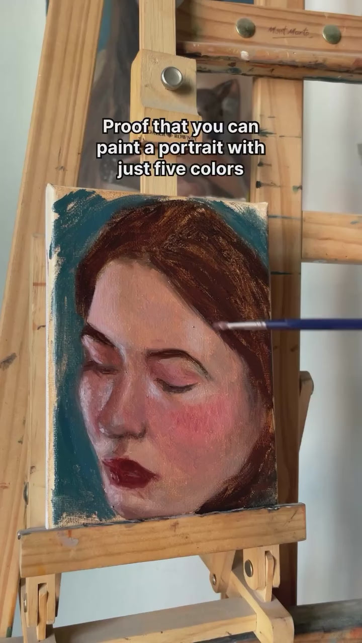 thepalettebyrimsha — warm portrait study