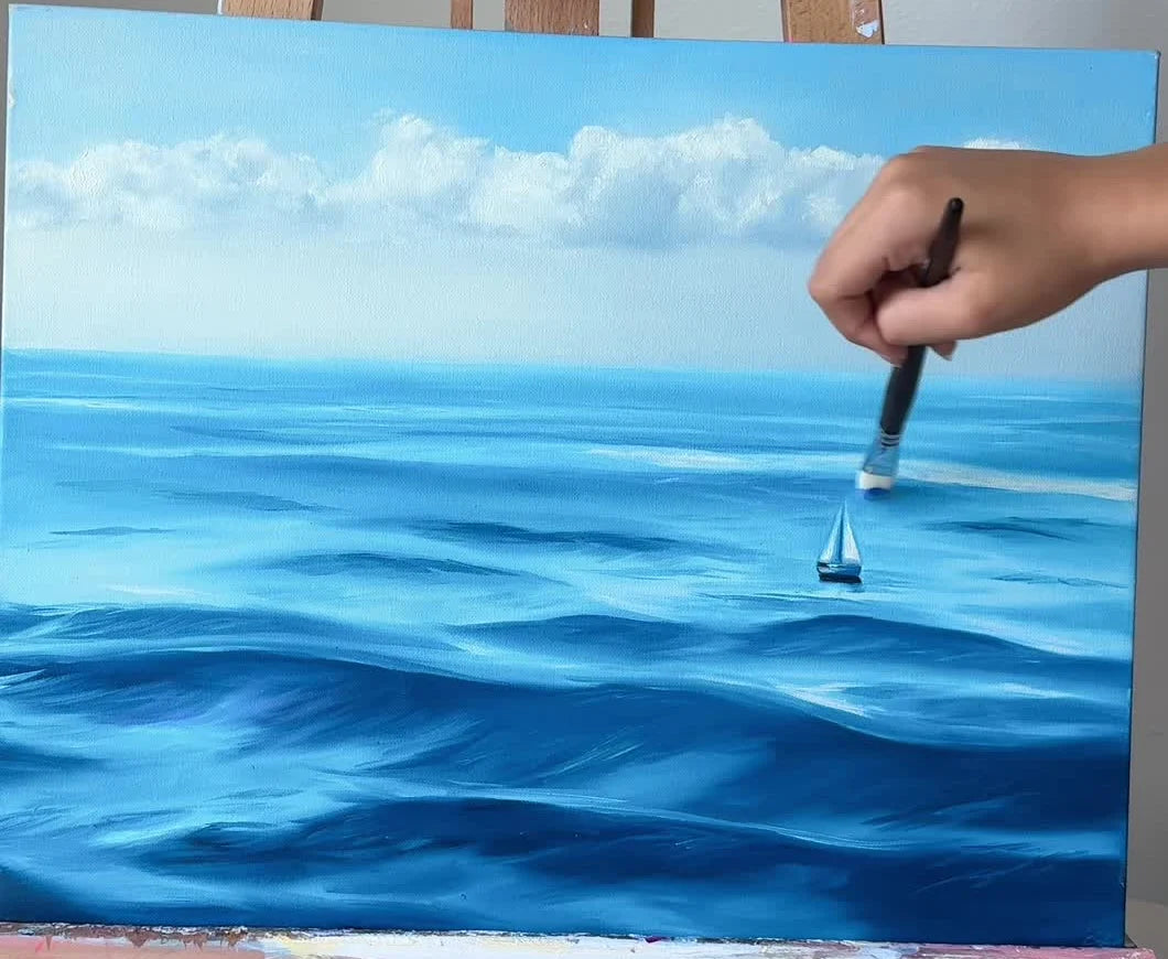 Seascape in Progress — @bygweller