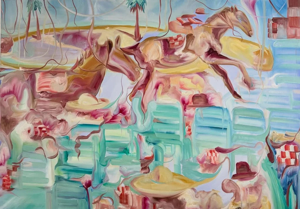 Surreal Horse — @rachelberkowitzart